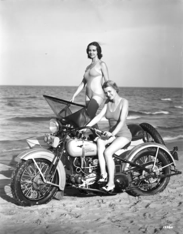 Harley Hits the Beach in ’33