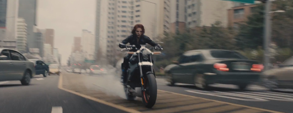 Scarlett Johansson + Harley-Davidson Project LiveWire = One Awesome Distraction