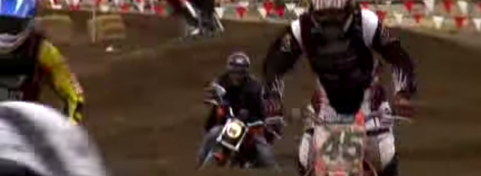 Street Legal Sportster Races Against Dirt Bikes!