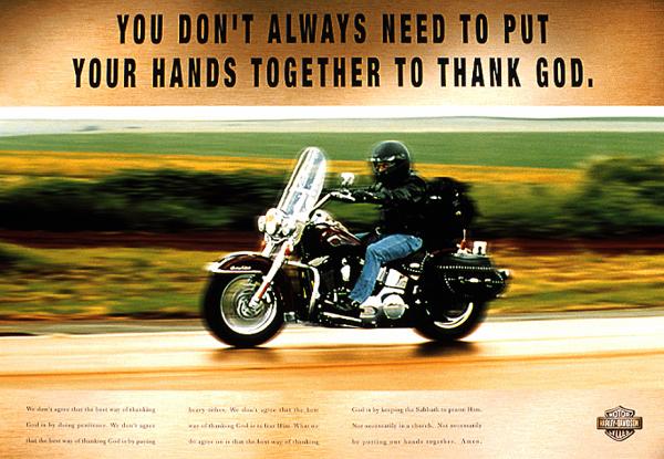 Harley-Davidson Throwback Thursday Ad