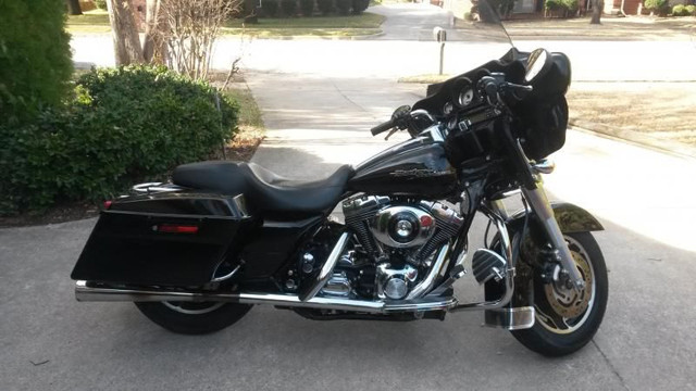 MY RIDE! A 2006 Street Glide, 2008 Suzuki M50, and a 2010 Ninja