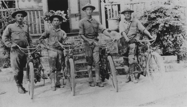 Despite HD website these are four c1916 Marines on Indian motorcycles