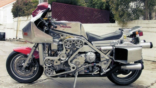 Someone Put a Ferrari V8 into a Custom Motorcycle