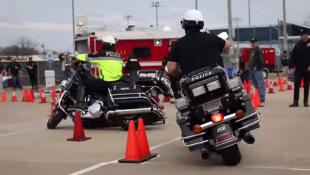 You Do Not Want to Run Away from These Harley-Davidson-Riding Police Officers