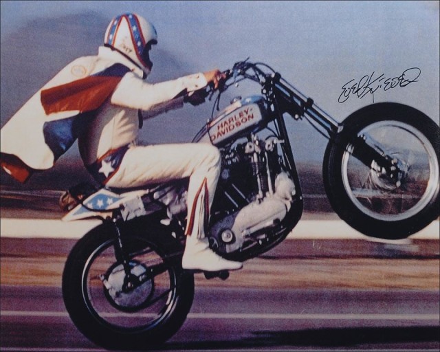 Evel Knievel’s Motorcycle Destroyed in California Fire