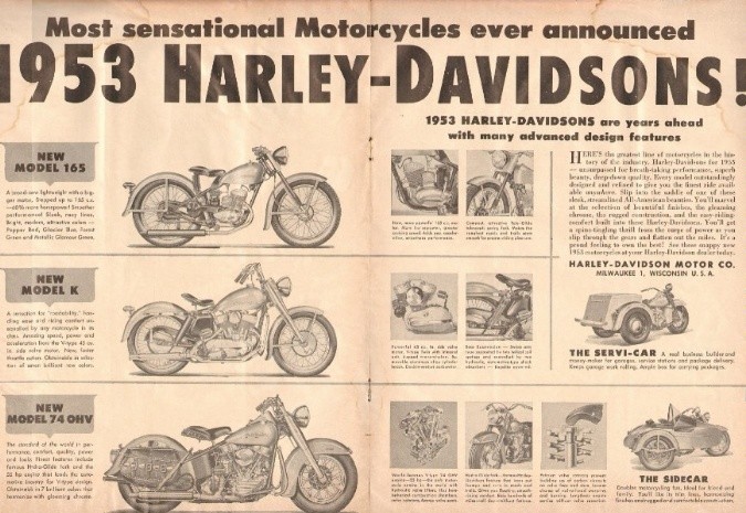 1953-Harley Davidson-Advertisement