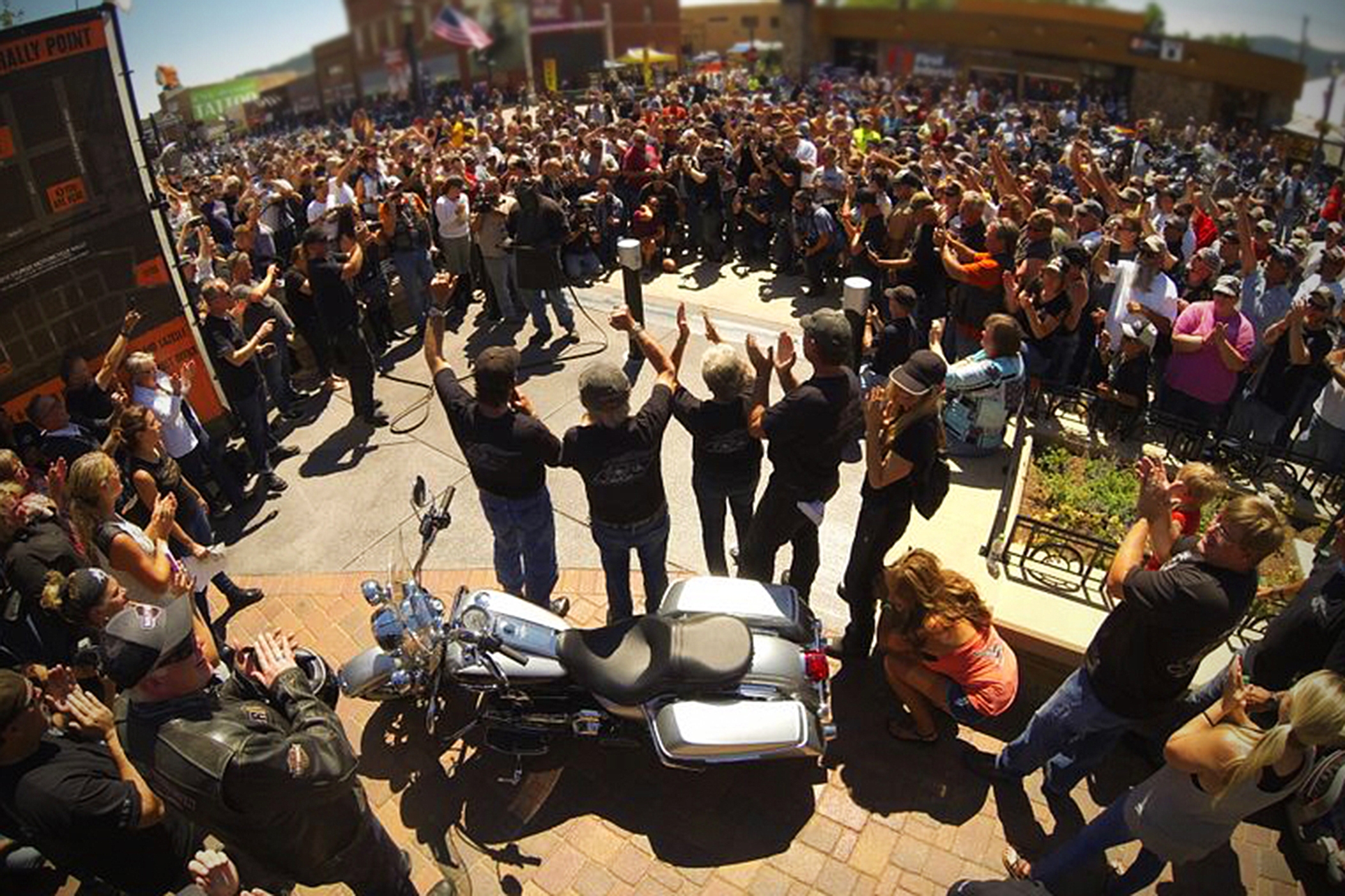  Harley  Davidson  Officially Opens H D Rally Point and Kicks 