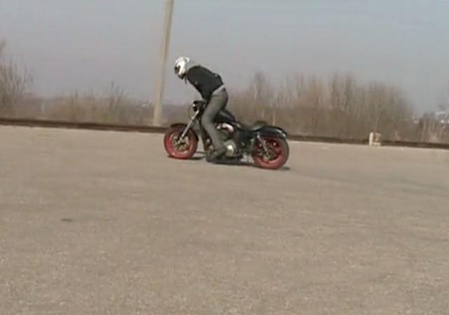 Harley-Davidson Stunts from Lithuania?