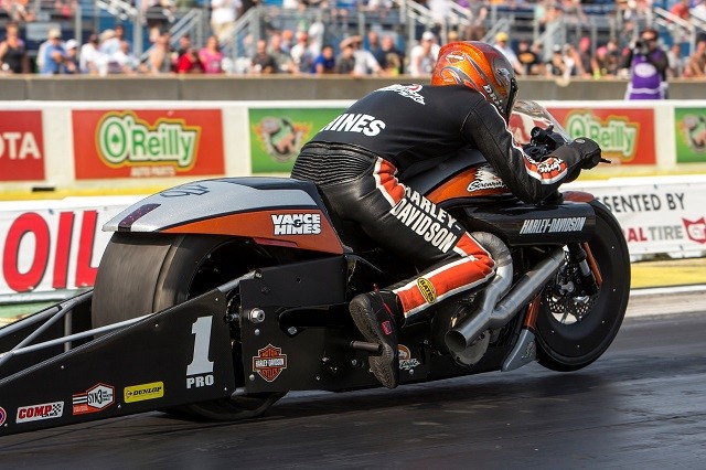Harley-Davidson Still the Points Leader in the 2015 NHRA Pro Stock Motorcycle Series