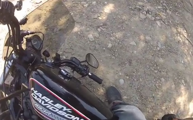 Watch a Harley-Davidson 883 Roadster Go Way Off-Road!