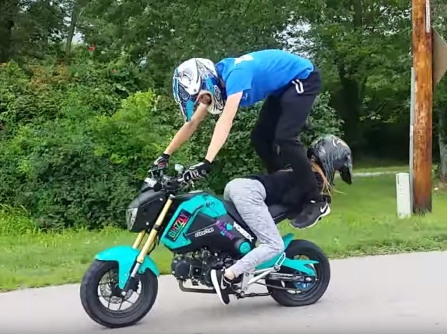 HARDLY DANGEROUS Married Wheelie Stunters are Absolutely Bonkers
