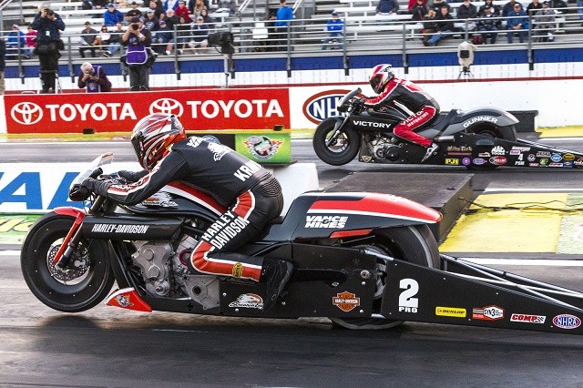 Harley-Davidson Wins Big at Pro Stock Motorcycle Auto Club NHRA Finals