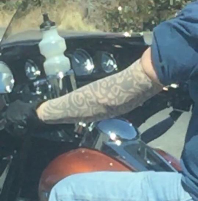 Fake Tattoo Harley Rider Stirs Up the Internet