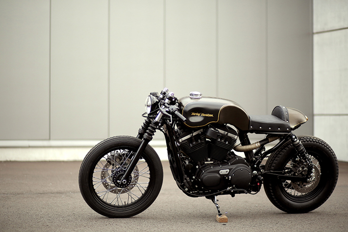 Harley Cafe Racer header