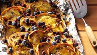 Camp Food – Blueberry Cinnamon Bread