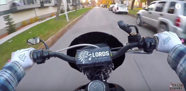 Tuesday Stunts – Harley Wheelie Crash