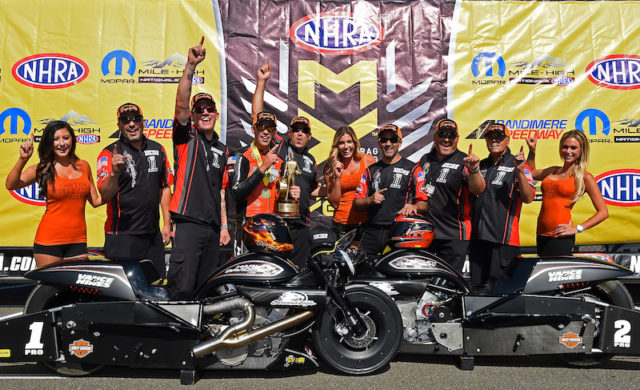 Harley Rockets to Yet Another Win at the Denver Drags