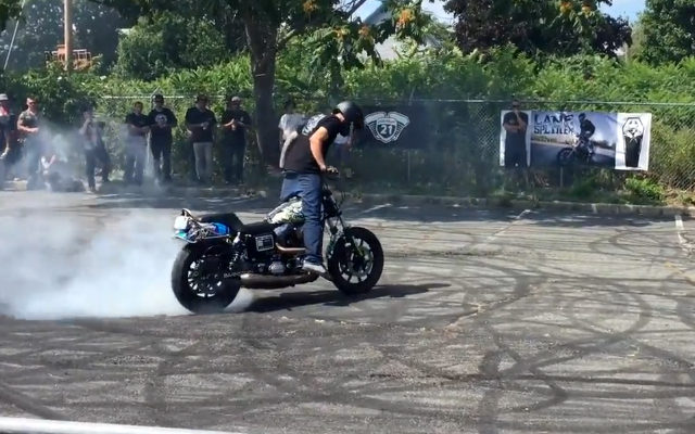 Harley-Davidson Bikes Rock Boston Stunt Show