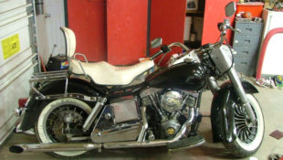 Electric Guitars Inspire Harley Shovelhead Project