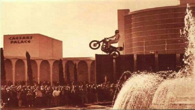 “Evel” Knievel and his Skycycle (Photos)