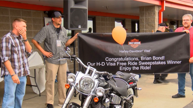 U.S. Airman Wins Softail Deluxe on Armed Forces Day (photos)