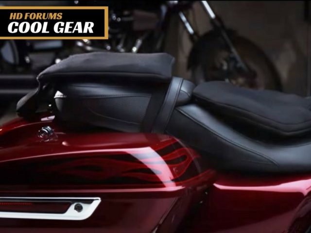 Zeppelin Rules! Harley’s Road Zeppelin Seat Pads Cure a Sore Ride