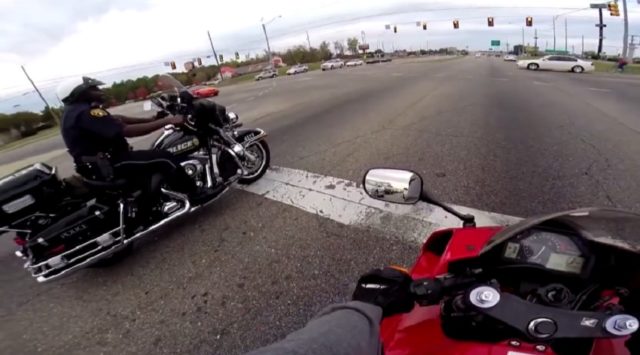 The Fast & Futile: Honda vs. Harley in Impromptu Drag Race (Video)