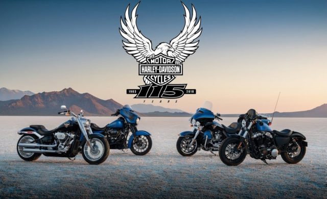 Harley Celebrates 115th Anniversary with Limited-Edition Bikes