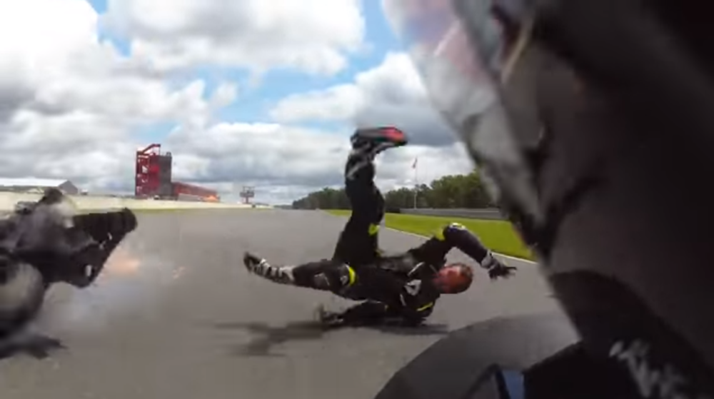Ill-Fitting Helmet Flies Off in a Crash
