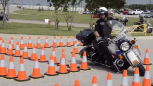 Motorcycle Cop Slays Obstacle Course: Crazy Clip o’ the Week