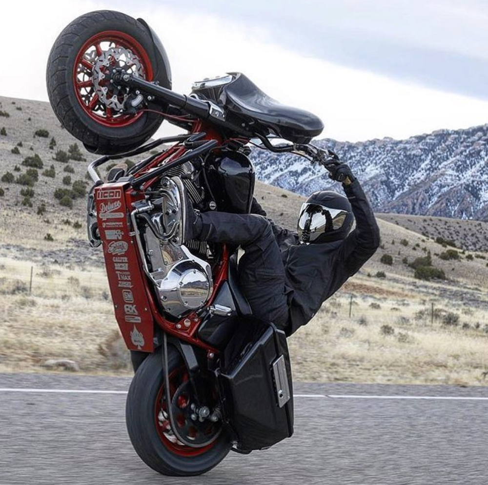 Motorcycle Wheelie
