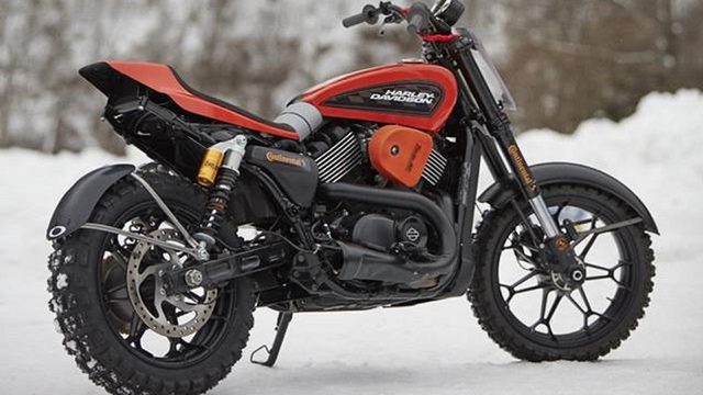 Daily Slideshow: First-time Harley Racer Puts the Win on Ice