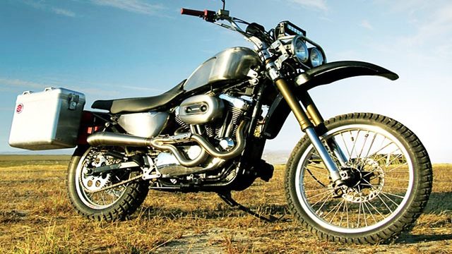 Daily Slideshow: Custom Sportster is Perfect for Camping
