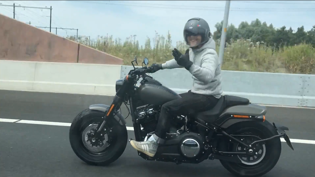 2018 H-D Fat Bob Denim Grey