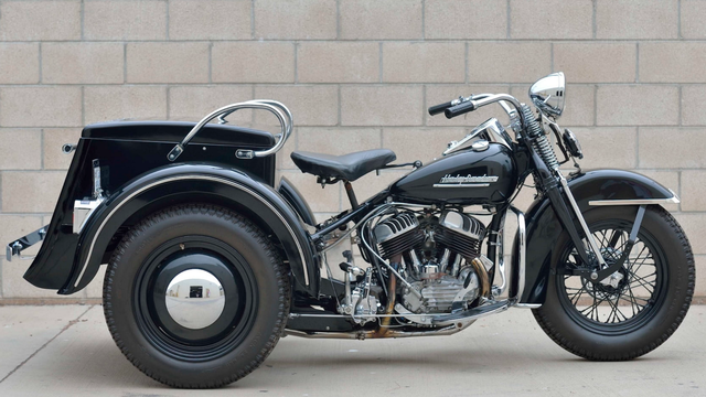 1953 Harley-Davidson Servi-Car Is a Silky Black Utilitarian