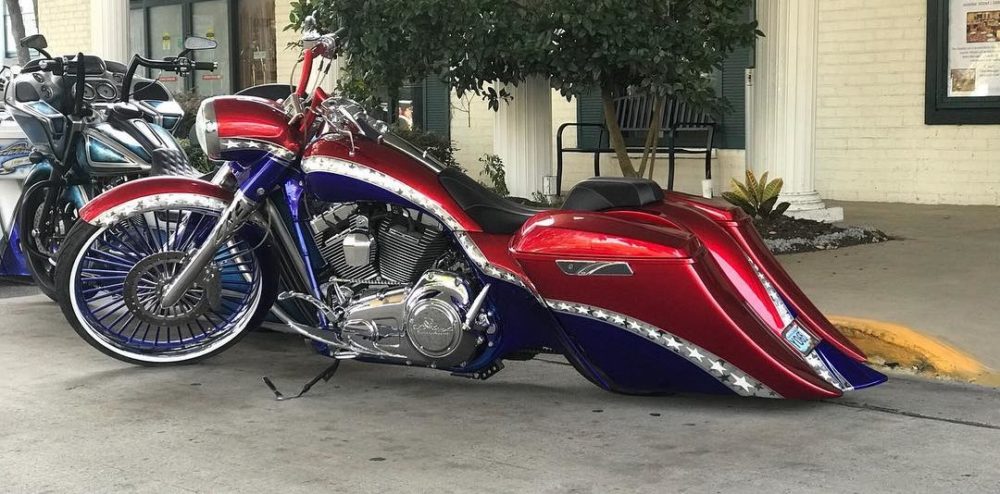 Stars and Stripes Harley Custom