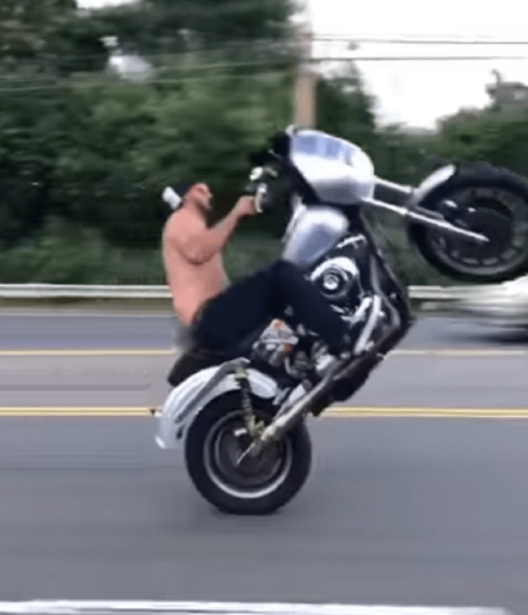 Daredevil or Dumbass? Biker Breaks the Mold