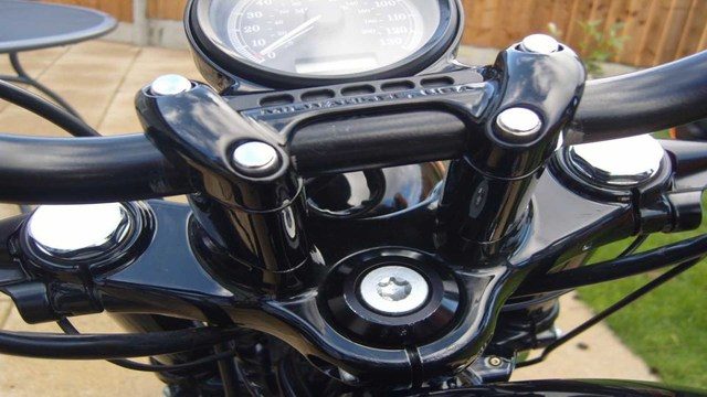 Harley Davidson Sportster: How to Swap Front Brake Line and Add Riser Extension