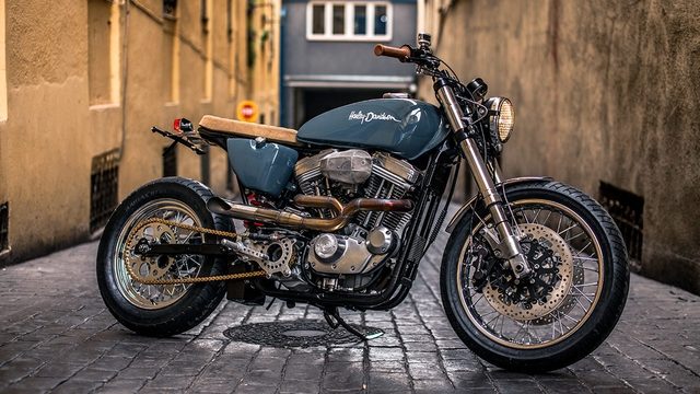 Custom Harley-Davidson Sportster Cafe Racer is Badass