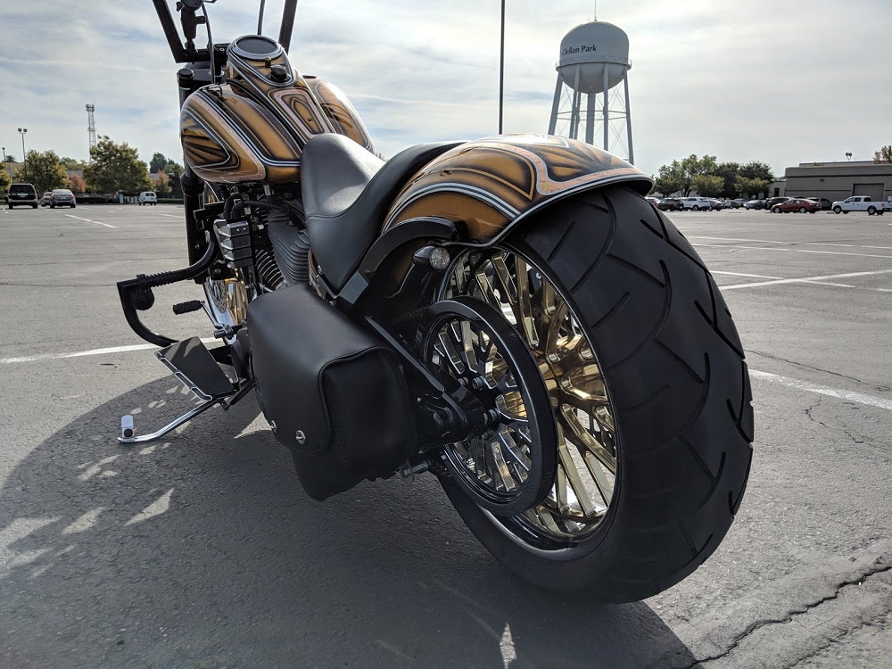 Highly-modded Softail FXSTI Really Stands Out: Marketplace Finds