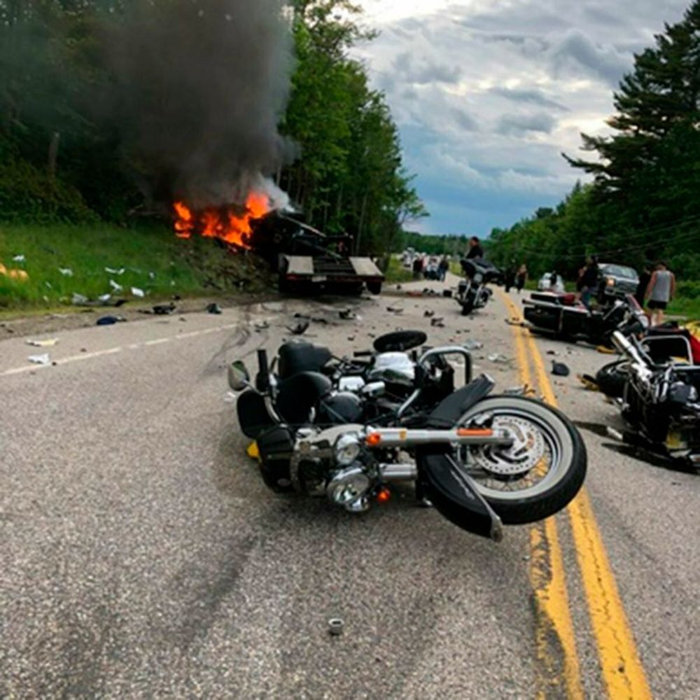 Horrific Motorcycle Crash in New Hampshire Kills 7