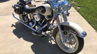 Rare ‘Moo Glide’ Softail Offers Cowboy Style