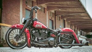 Devil in Disguise: Custom Heritage Softail is Hotter than Hell