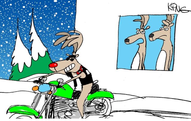 Friday Funnies: Red Nosed Rebel