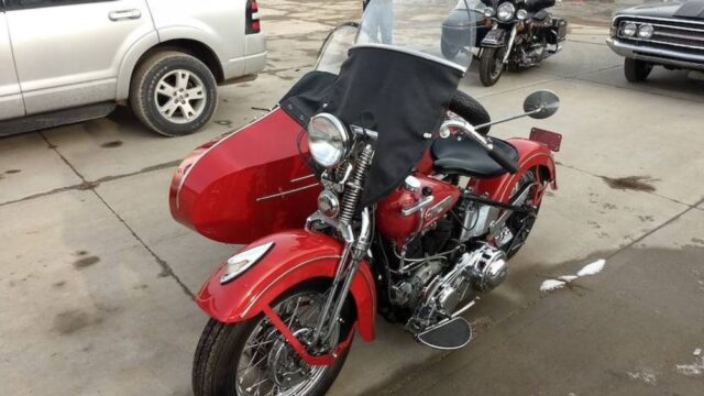 1947 FLH Sports Knucklehead Power and a Sidecar