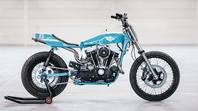HardNine Choppers Builds a Custom ’79 XLCR Tracker