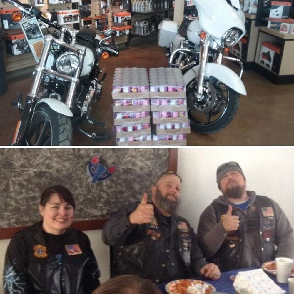 Christian Motorcyclists Host Food Drive to Help those in Need