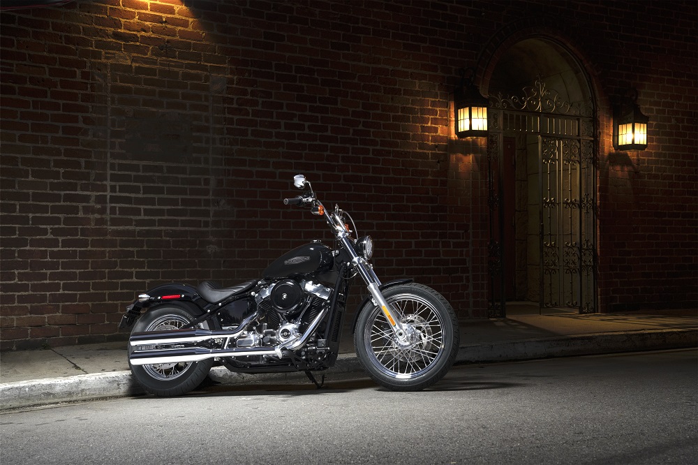 Harley-Davidson Softail Standard on dark street