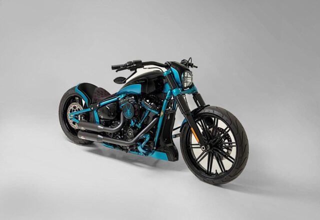 ‘Crystal Blue’ Harley-Davidson Breakout Aims To Be a Coherent Automotive Artwork