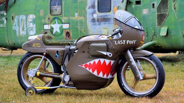 Vintage Ironhead Art Bike Joins the Delta Riggers